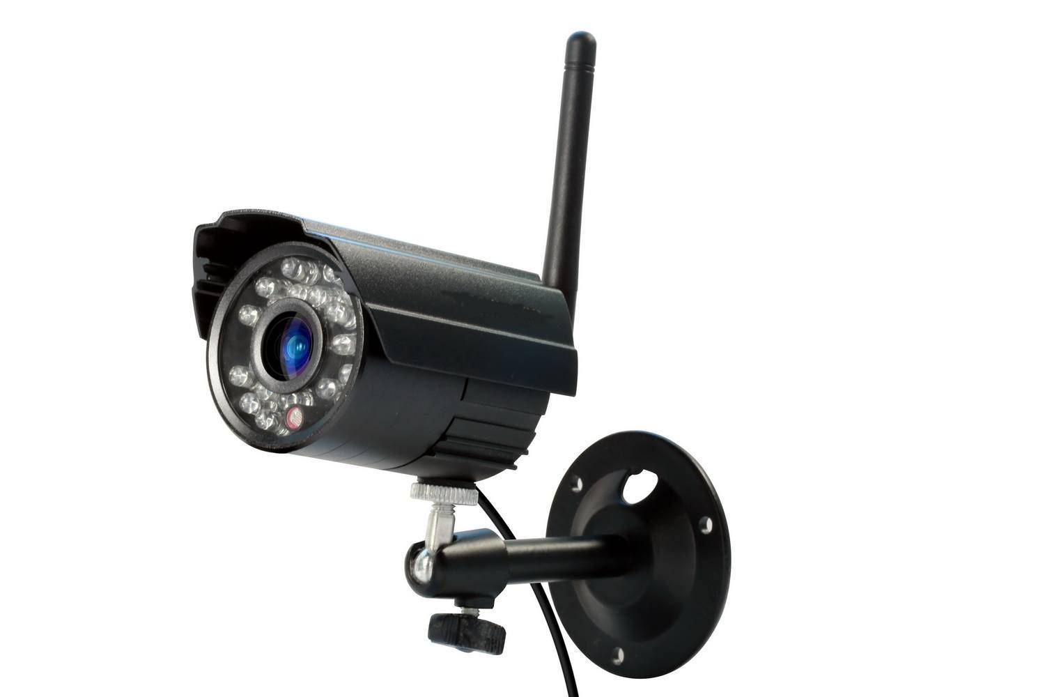 Système de surveillance sans fil avec enregistreur HDD à écran et 8 caméras  IP