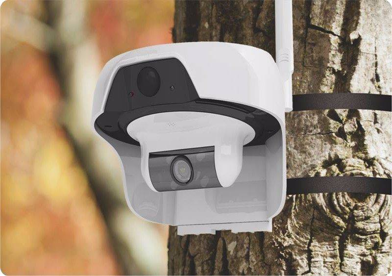 🚨 Camera de Surveillance WiFi Extérieure sans Fil avec Panneau Solaire et  caméra 360 degrés 3MP 
