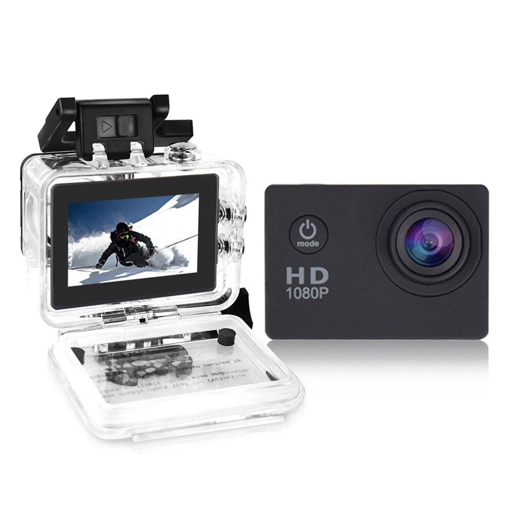 Mini caméra d'action, caméra corporelle Portable avec Montre en Temps réel  1080p avec Base pour intérieur : : High-Tech