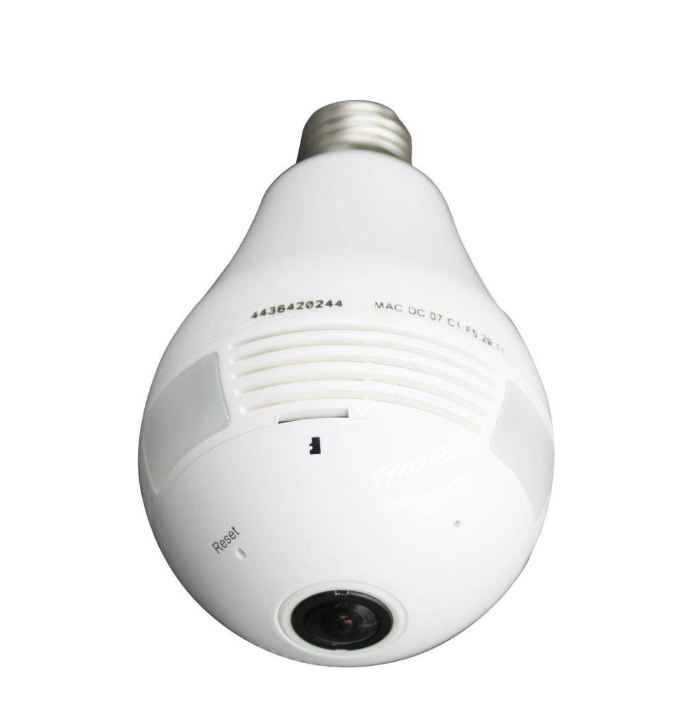 47€ sur Ampoule Caméra Espion 360° Infrarouge HD Bidirectionnelle