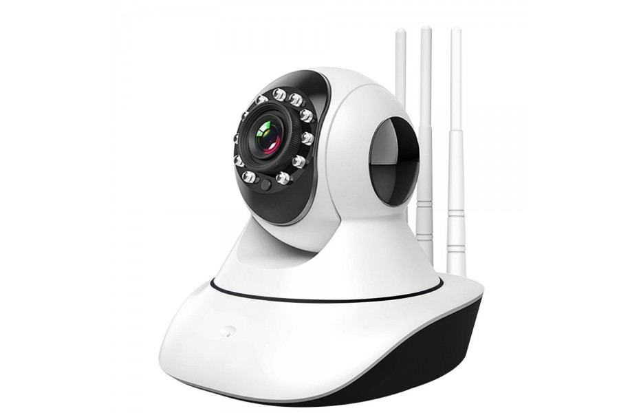 Camera de Surveillance IP Motorisée WiFi HD pour iPhone, Android, PC