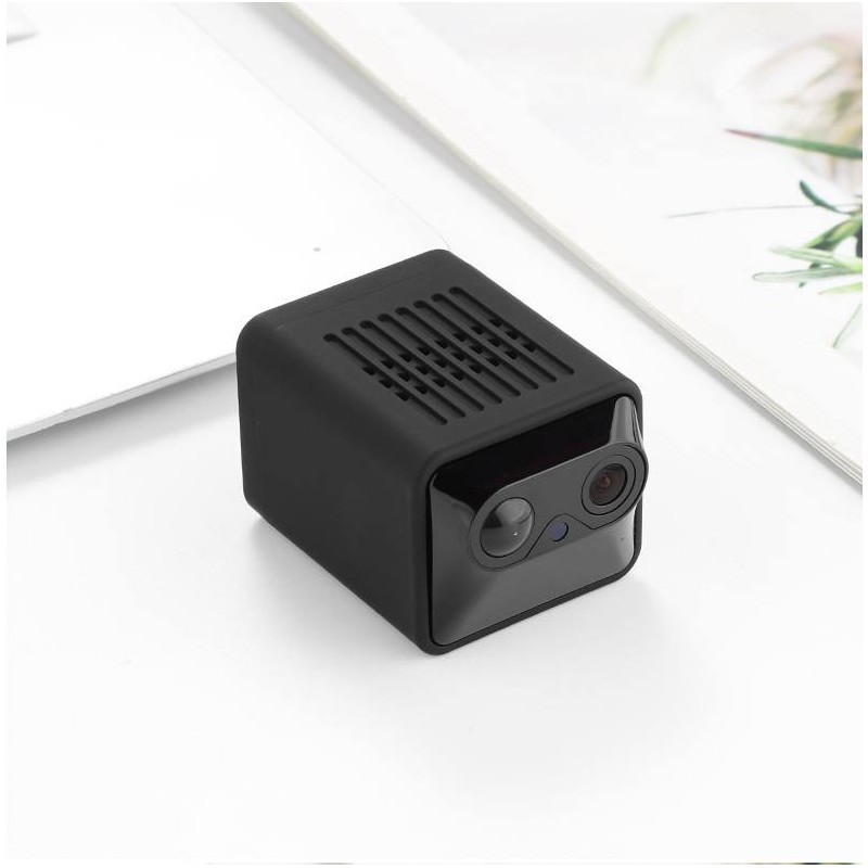 Micro caméra WiFi HD 1080P autonome avec infrarouge invisible
