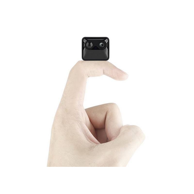 Kit mini caméra HD 1080P infrarouge invisible longue autonomie avec  enregistrement sur carte microSD 32 Go