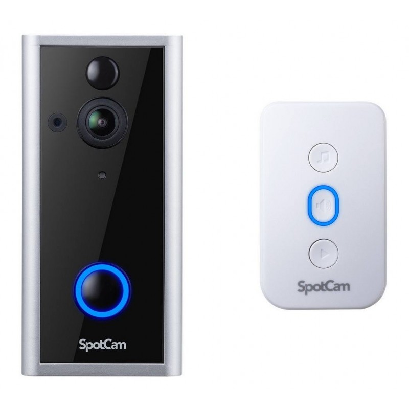 Carillon et sonnette GENERIQUE Sans fil wifi doorbell smart video phone  interphone visuel door bell secure camera