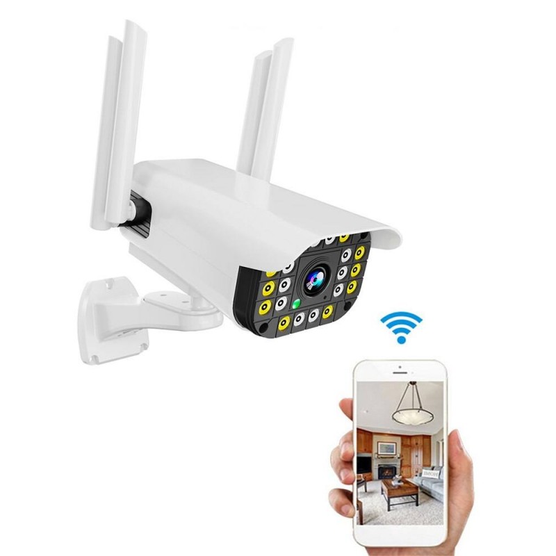 Hd 1080p Sans Fil Wifi Cctv Intérieur & Extérieur Mini Caméra IP Cam  Sécurité à la Maison