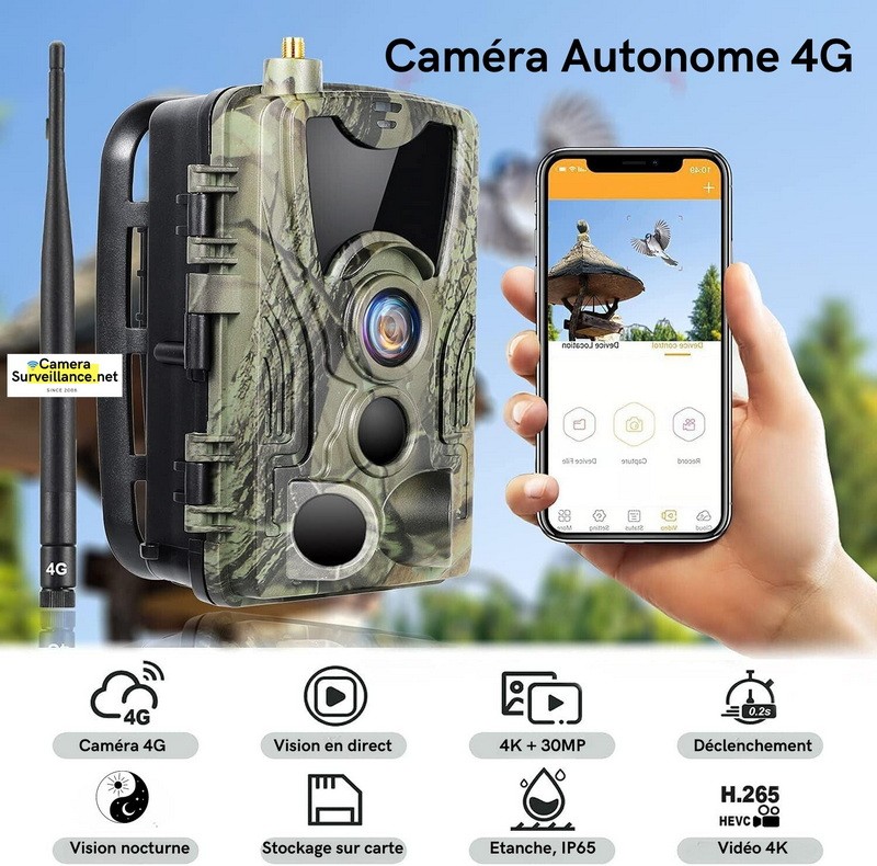 Caméra de chasse 4G points forts